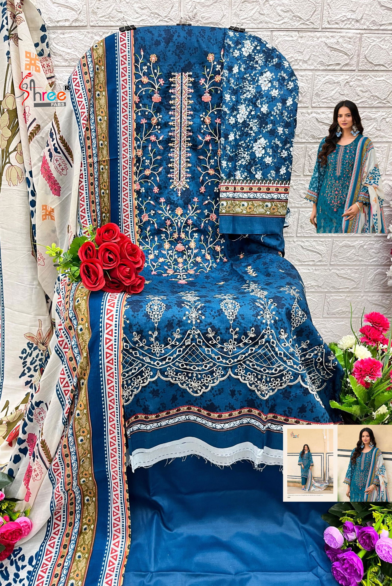 Riwaz By Shree Embroidery Pure Cotton Pakistani Suits Wholesale Shop IN Surat